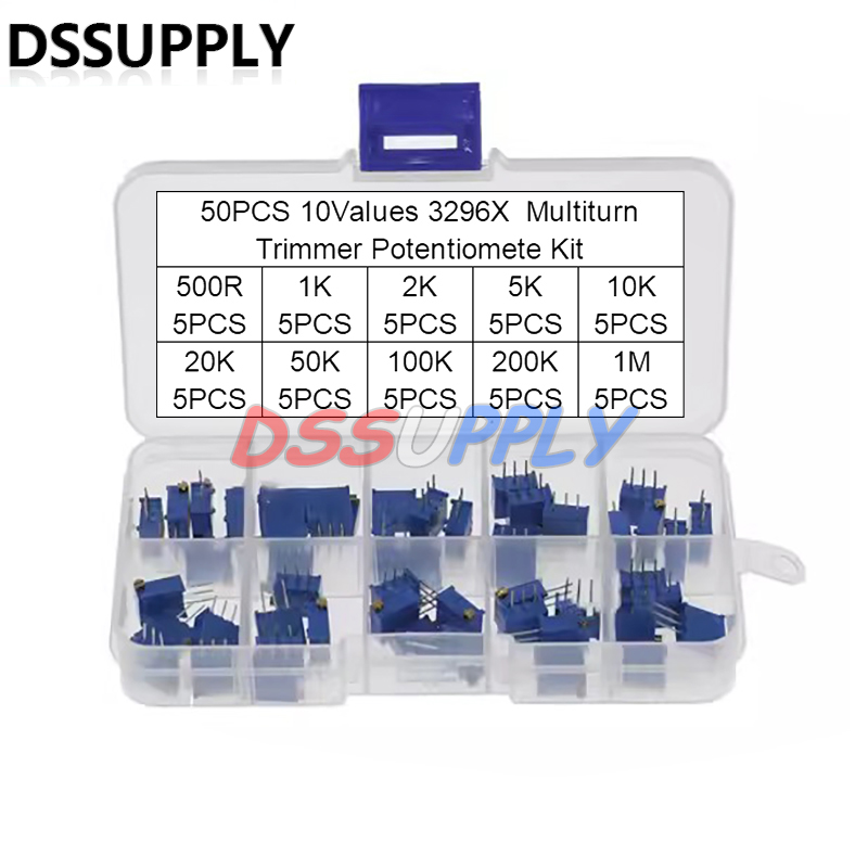 Diy Home Electronics Projects - 50 шт., набор потенциометров 3296 дюйма,