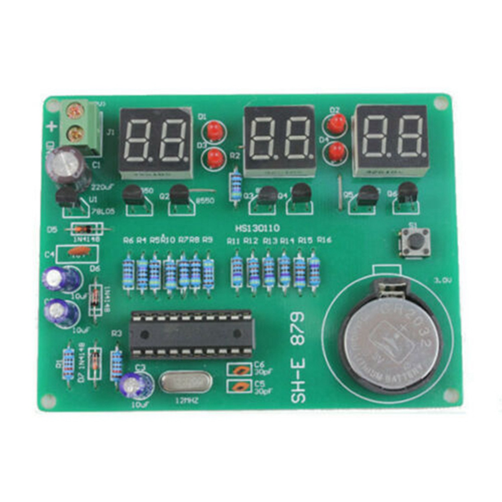 Diy Electronics Flux - 【PUBLICITY】3 комплекта AT89C2051, 6-разрядный цифровой светодиодный