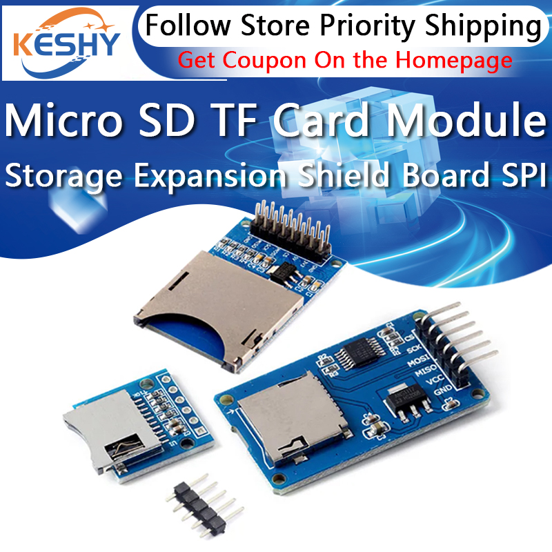Sd Card Module Spi - Плата расширения памяти Micro SD, модуль