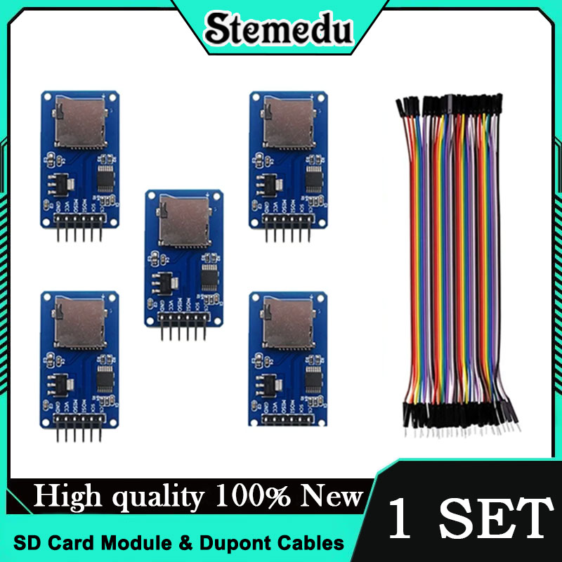 Sd Card Module Spi - 5 шт. модуль карты Micro SD