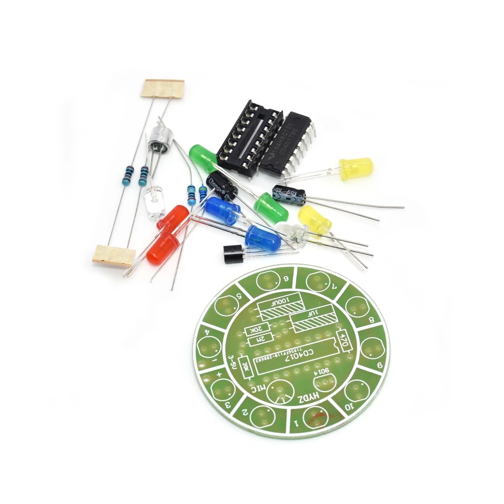 CD4017 красочный голосовой кон – обзор и цена Diy Home Electronics Projects