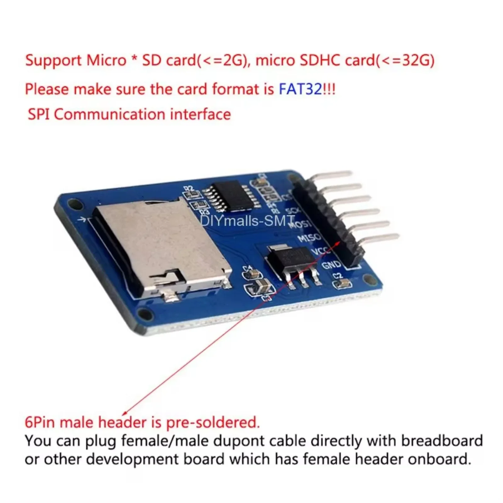 Модуль для карты памяти Micro  – обзор и цена Sd Card Module Spi