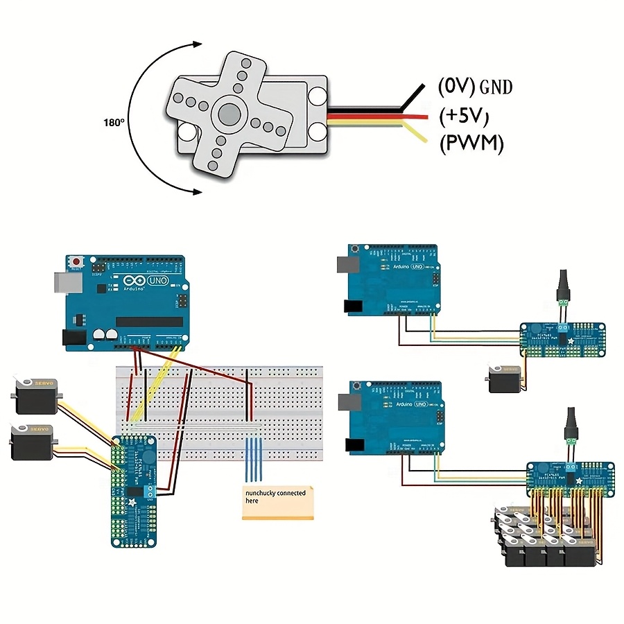 5 шт. сервоприводов SG90 9G +  – обзор и цена Servo Motor Sg90