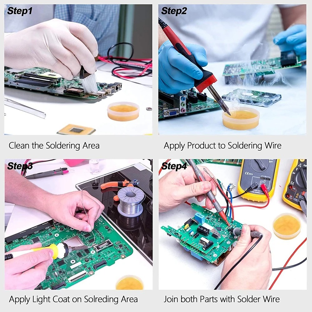 Новая флюс-паста для бессвинцо – обзор и цена Diy Electronics Flux
