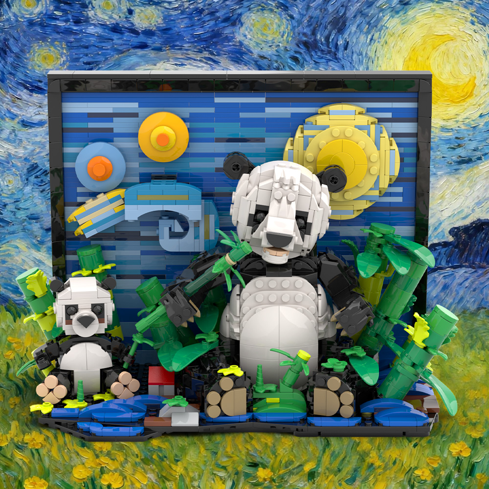 Gobricks MOC VanS Panda Строит – обзор и цена Diy Electronics Art