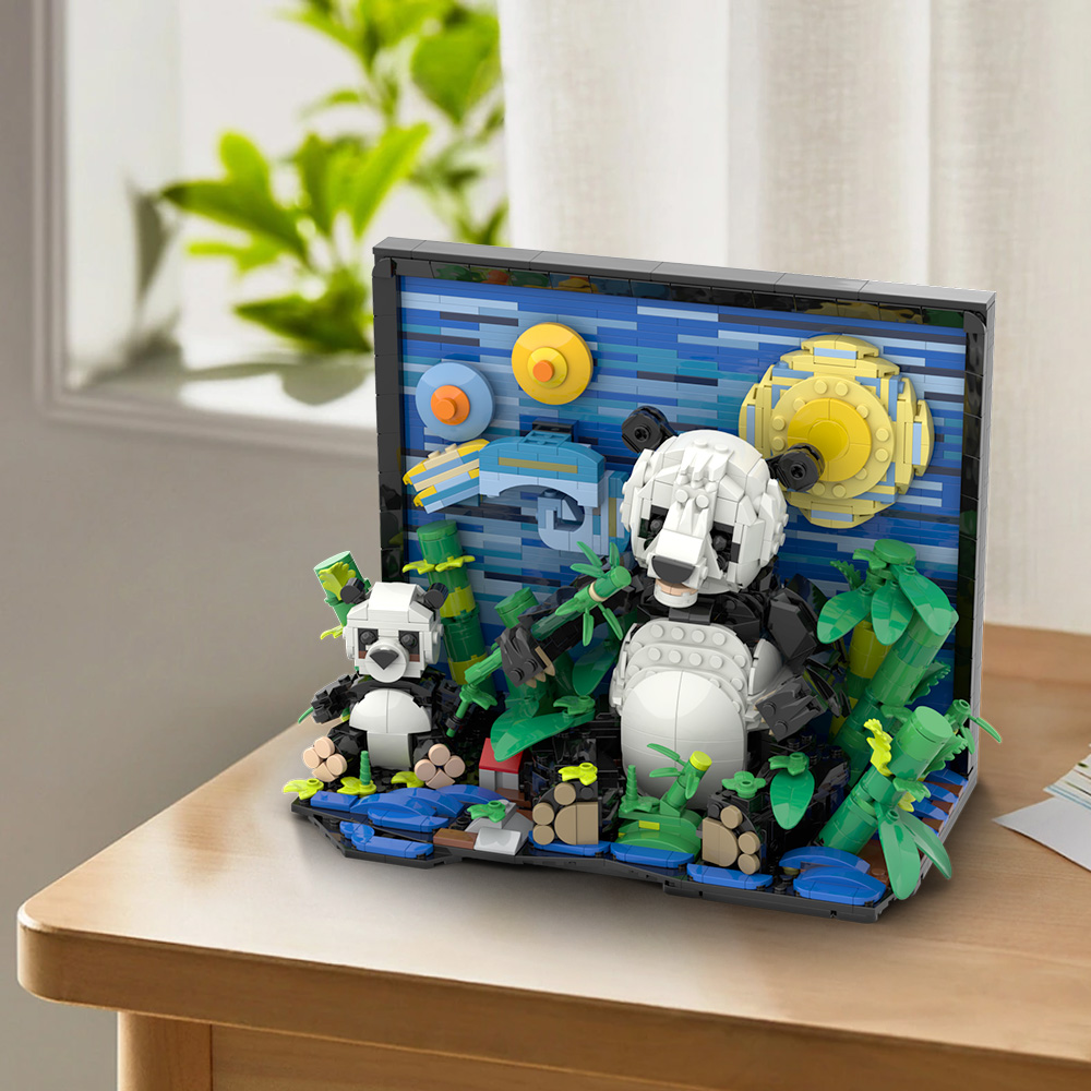 Gobricks MOC VanS Panda Строит – обзор и цена Diy Electronics Art