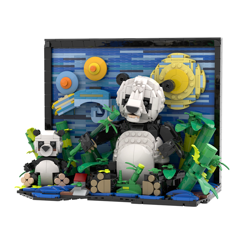 Gobricks MOC VanS Panda Строит – обзор и цена Diy Electronics Art
