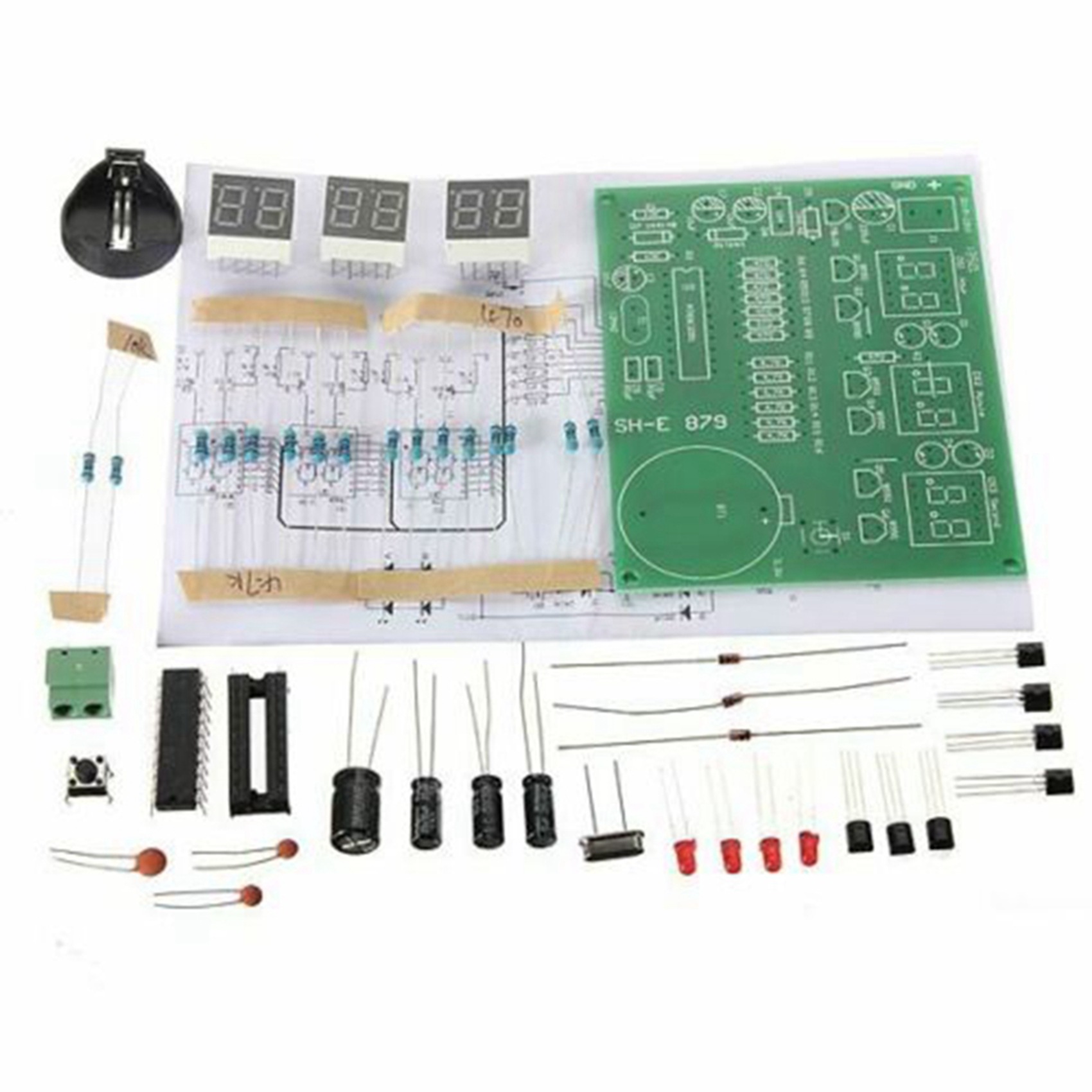 【PUBLICITY】3 комплекта AT89C20 – обзор и цена Diy Electronics Flux