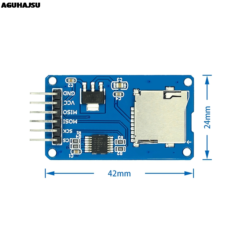 1 шт./лот Micro SD-карта мини- – обзор и цена Sd Card Module Spi