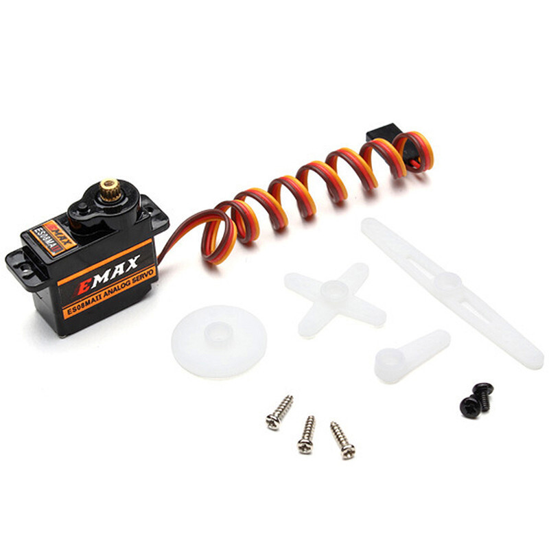 Лидер продаж 2/4 шт. EMAX ES08 – обзор и цена Servo Motor Sg90