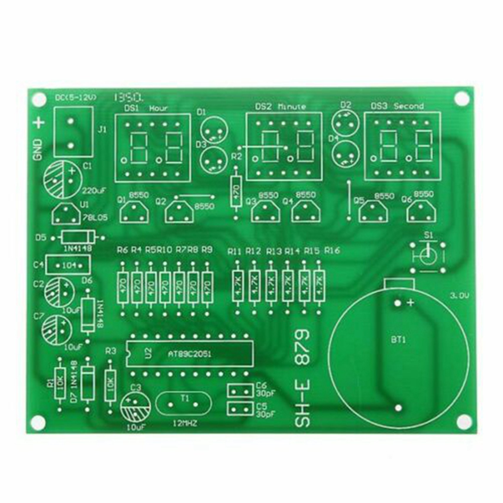 Набор T31C-3 AT89C2051: Электр – обзор и цена Diy Electronics Flux