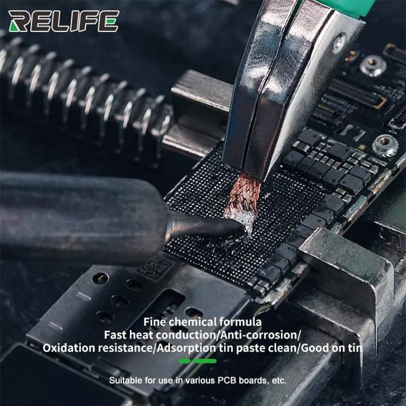 RELIFE сетка для распайки, ант – обзор и цена Desoldering Pump Solder