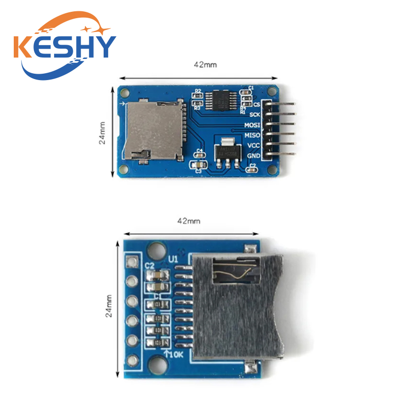 Плата расширения памяти Micro  – обзор и цена Sd Card Module Spi