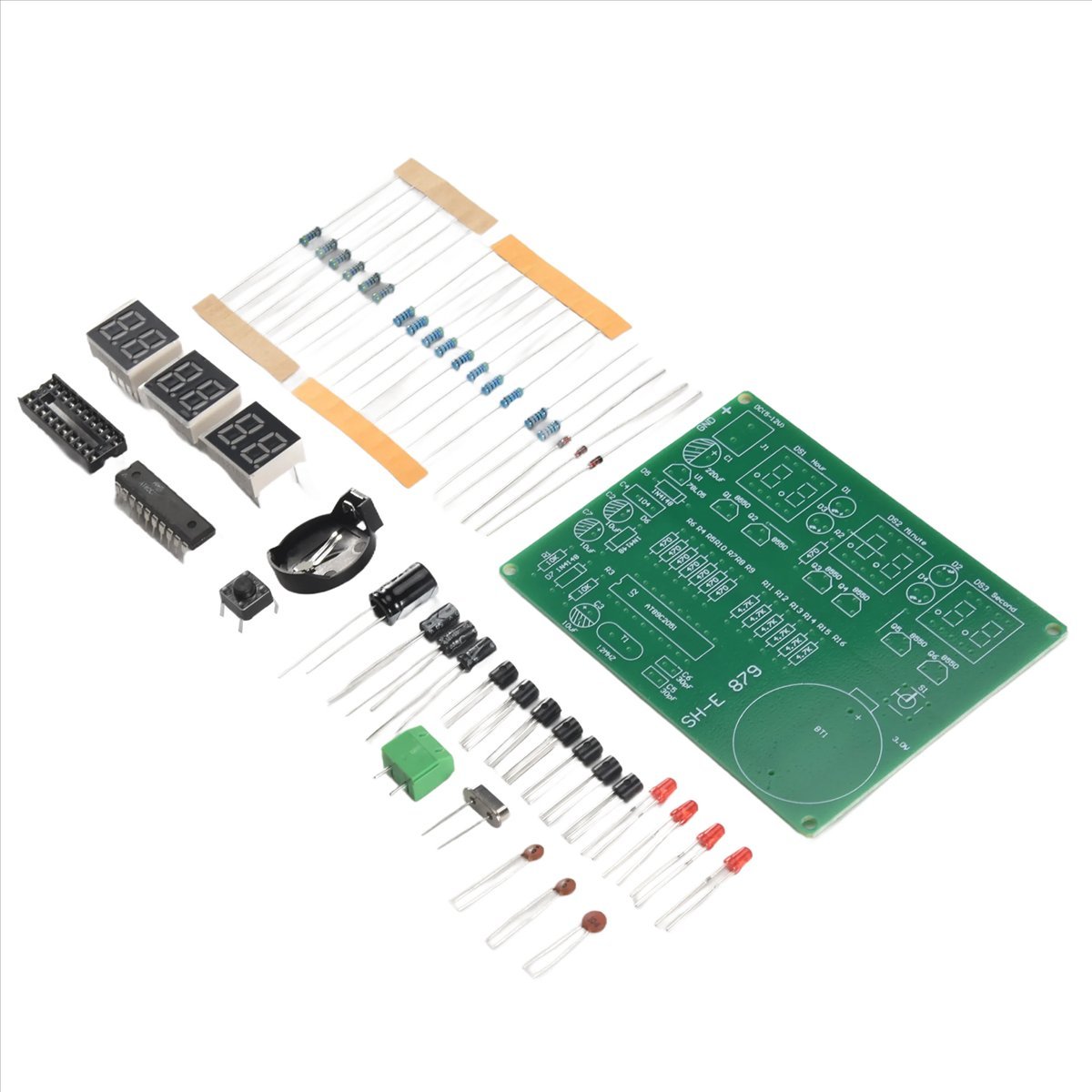 A003 AT89C2051 6, цифровой све – обзор и цена Diy Electronics Flux