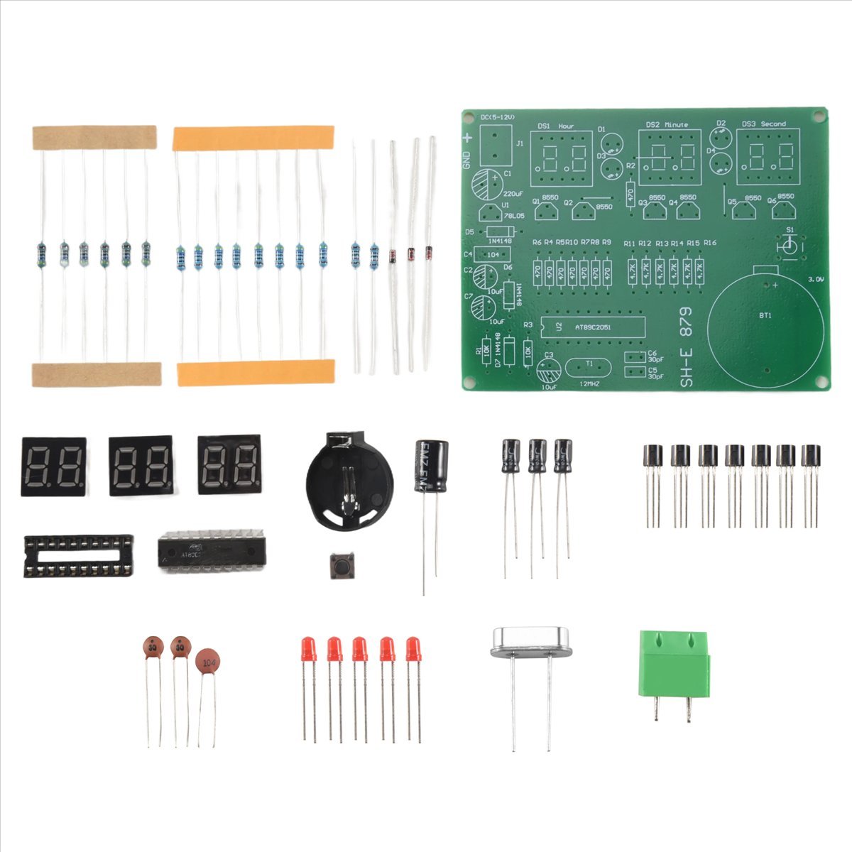 A003 AT89C2051 6, цифровой све – обзор и цена Diy Electronics Flux