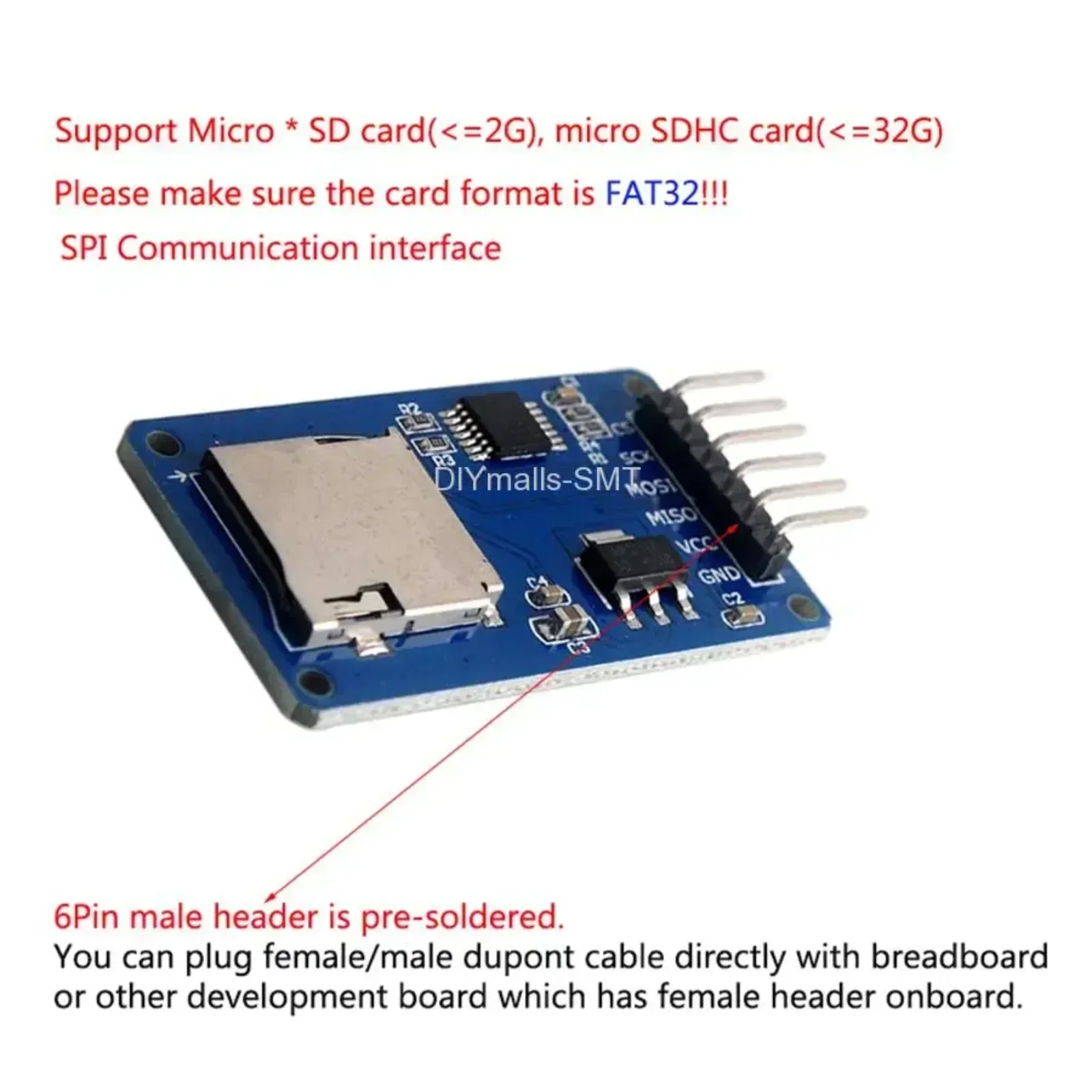 5 шт. модуль карты Micro SD с  – обзор и цена Sd Card Module Spi