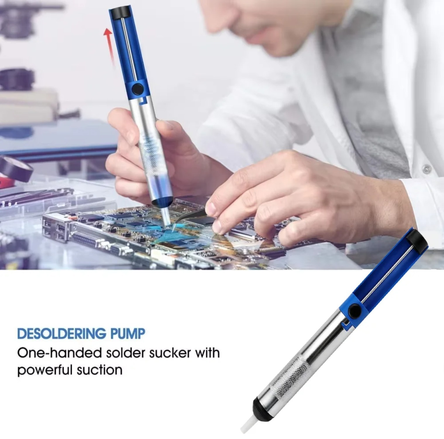 Алюминиевый металлический паял – обзор и цена Desoldering Pump Solder