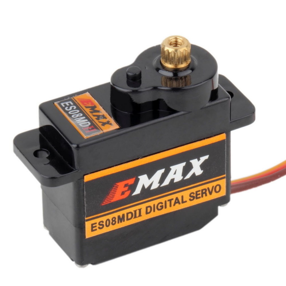 4 шт. EMAX ES08MDII ES08MD II  – обзор и цена Servo Motor Sg90